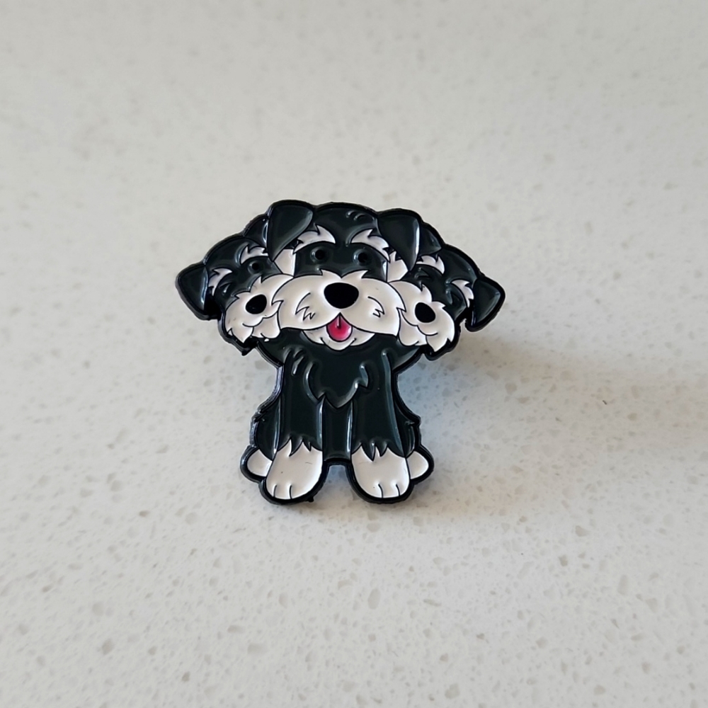 3/$25 Three headed dog pin